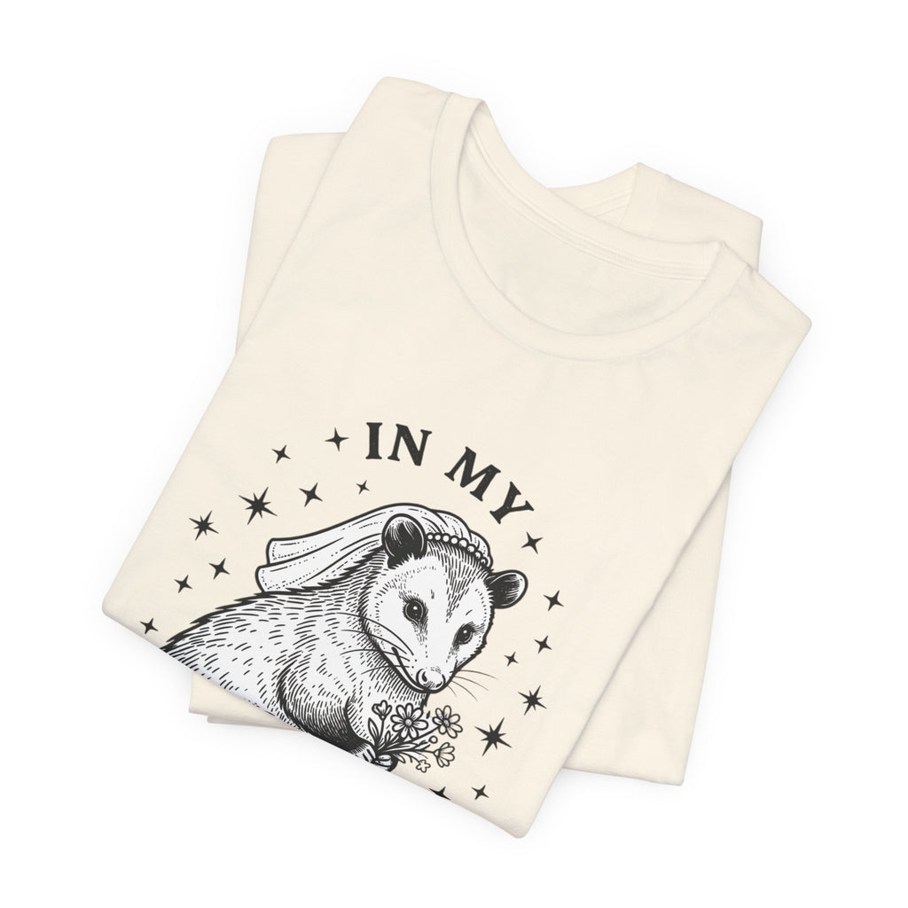In My Chaos Bride Era Tee | Engaged Bride Slogan, Vintage Script