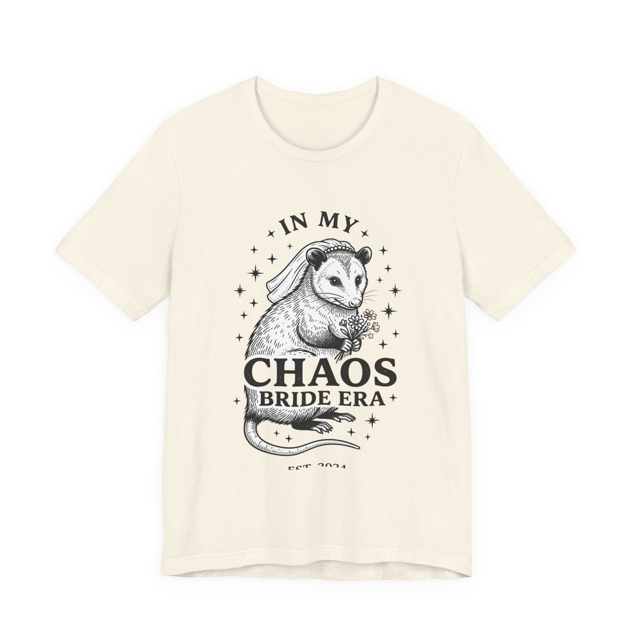 In My Chaos Bride Era Tee | Engaged Bride Slogan, Vintage Script