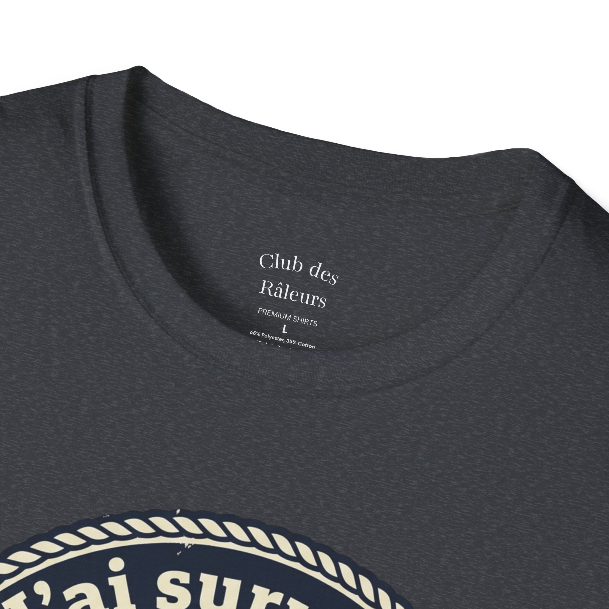 J'ai survécu au RER B T-Shirt — Paris Commuter Vintage Train Tee