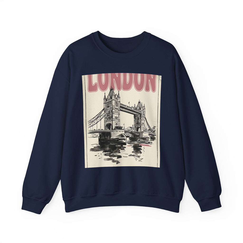 London Editorial Graphic Sweatshirt | Fashion-World Parisian Office Glam