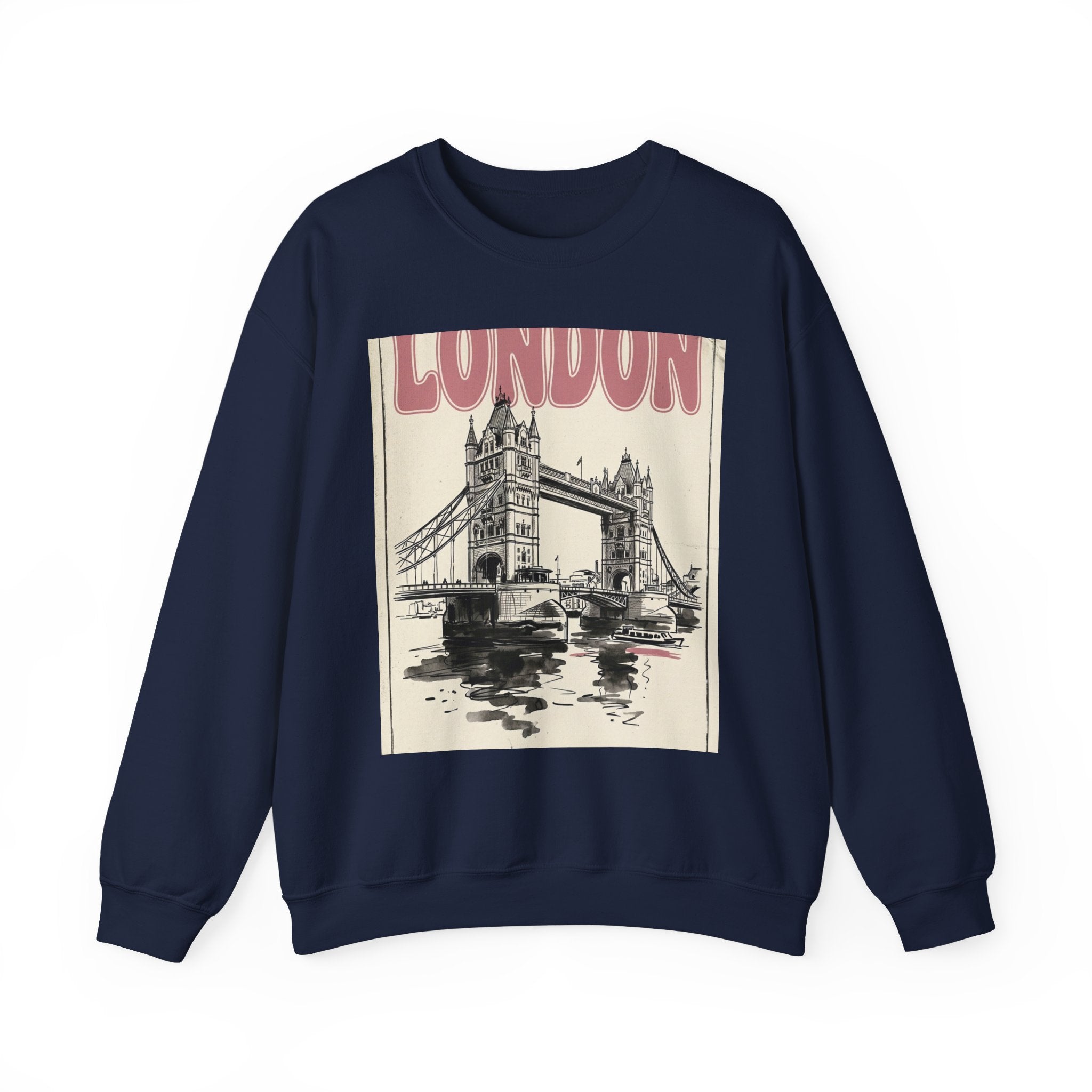 London Editorial Graphic Sweatshirt | Fashion-World Parisian Office Glam
