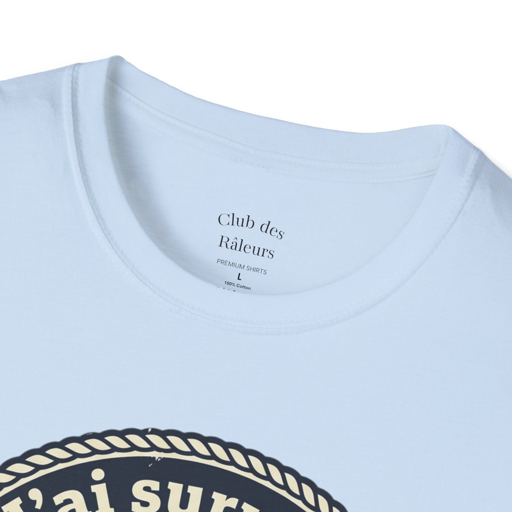 J'ai survécu au RER B T-Shirt — Paris Commuter Vintage Train Tee