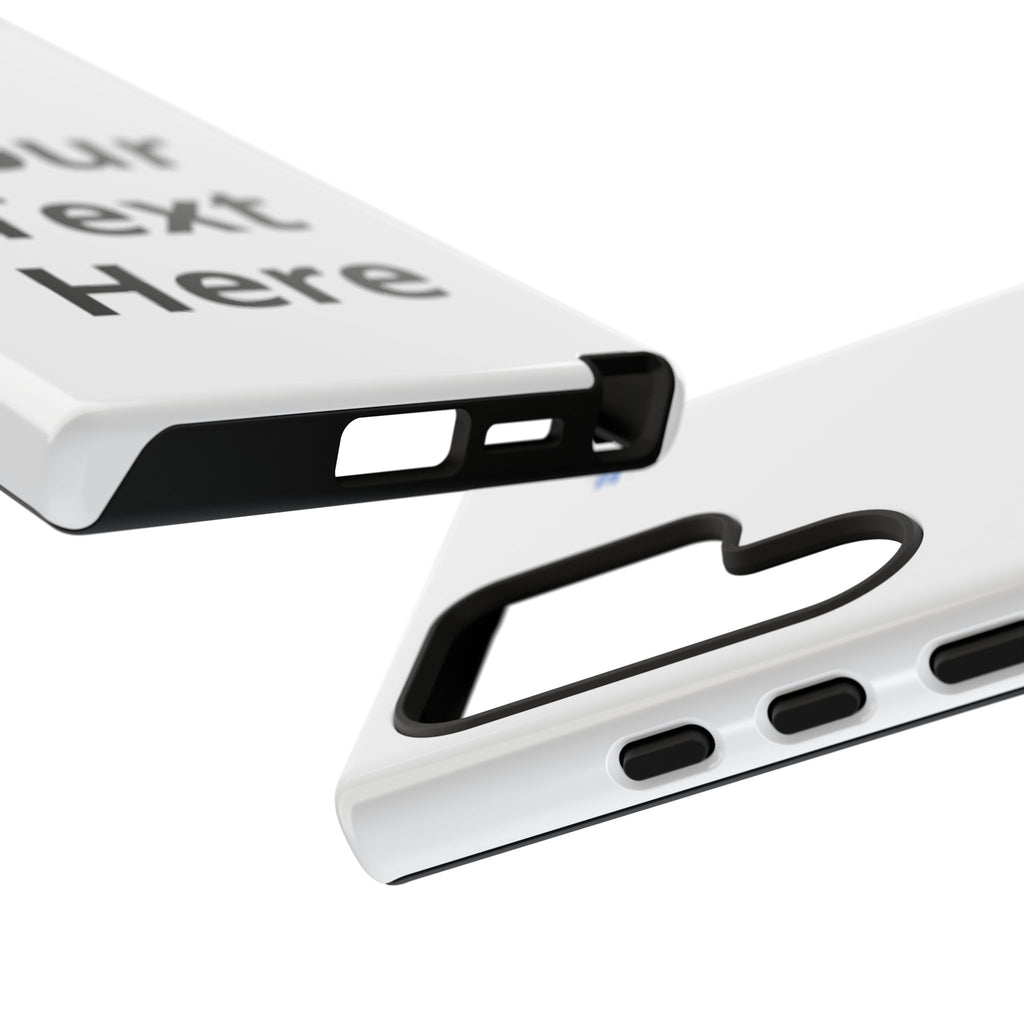 Personalized Tough Phone Case — Custom Text Protective iPhone Case
