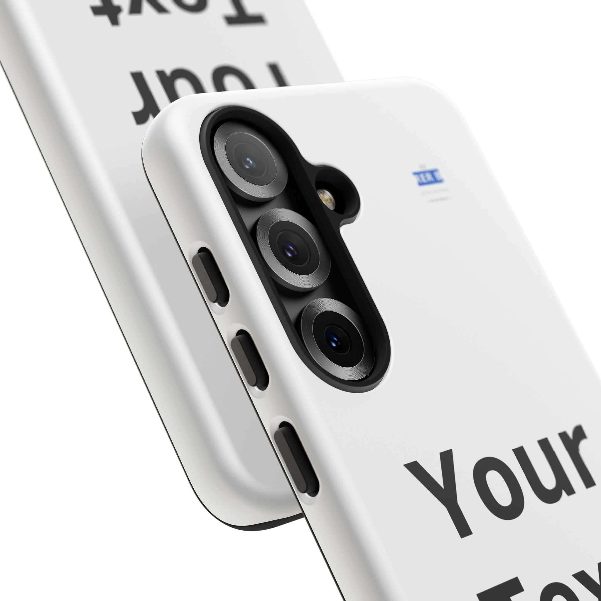 Personalized Tough Phone Case — Custom Text Protective iPhone Case