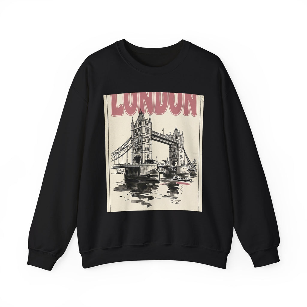 London Editorial Graphic Sweatshirt | Fashion-World Parisian Office Glam