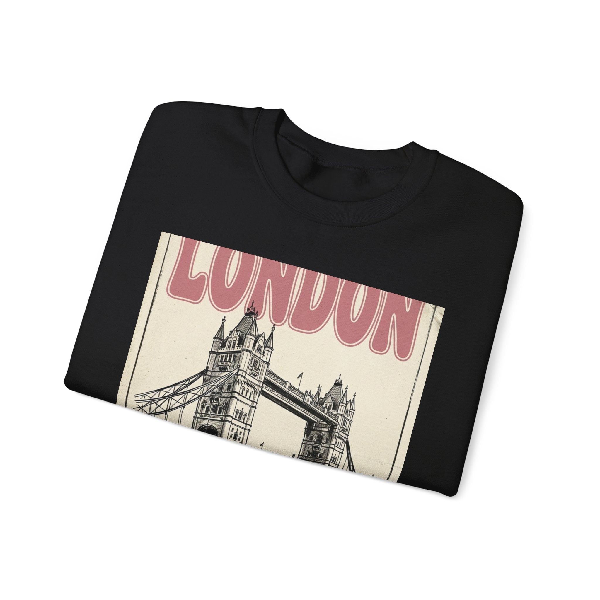 London Editorial Graphic Sweatshirt | Fashion-World Parisian Office Glam