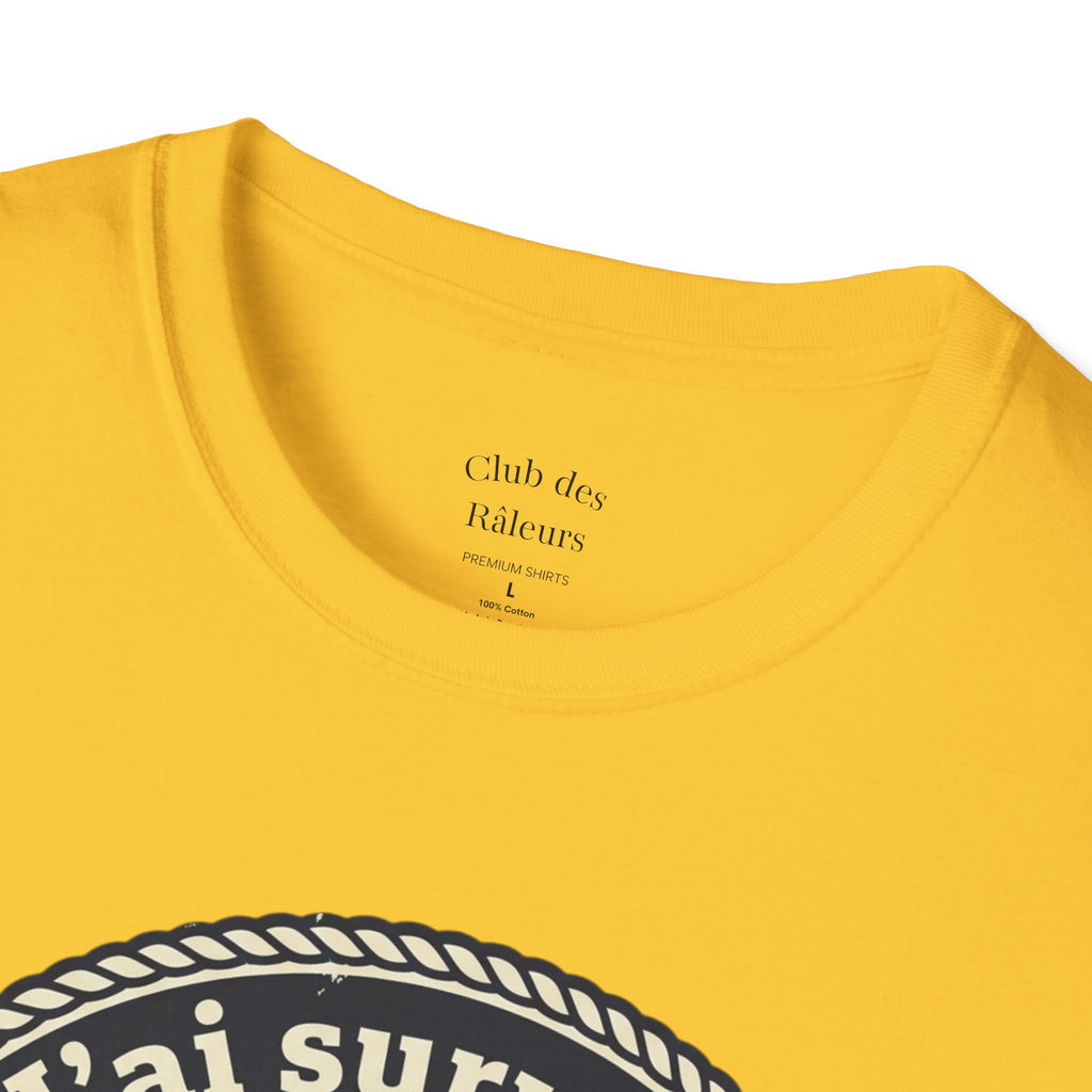 J'ai survécu au RER B T-Shirt — Paris Commuter Vintage Train Tee