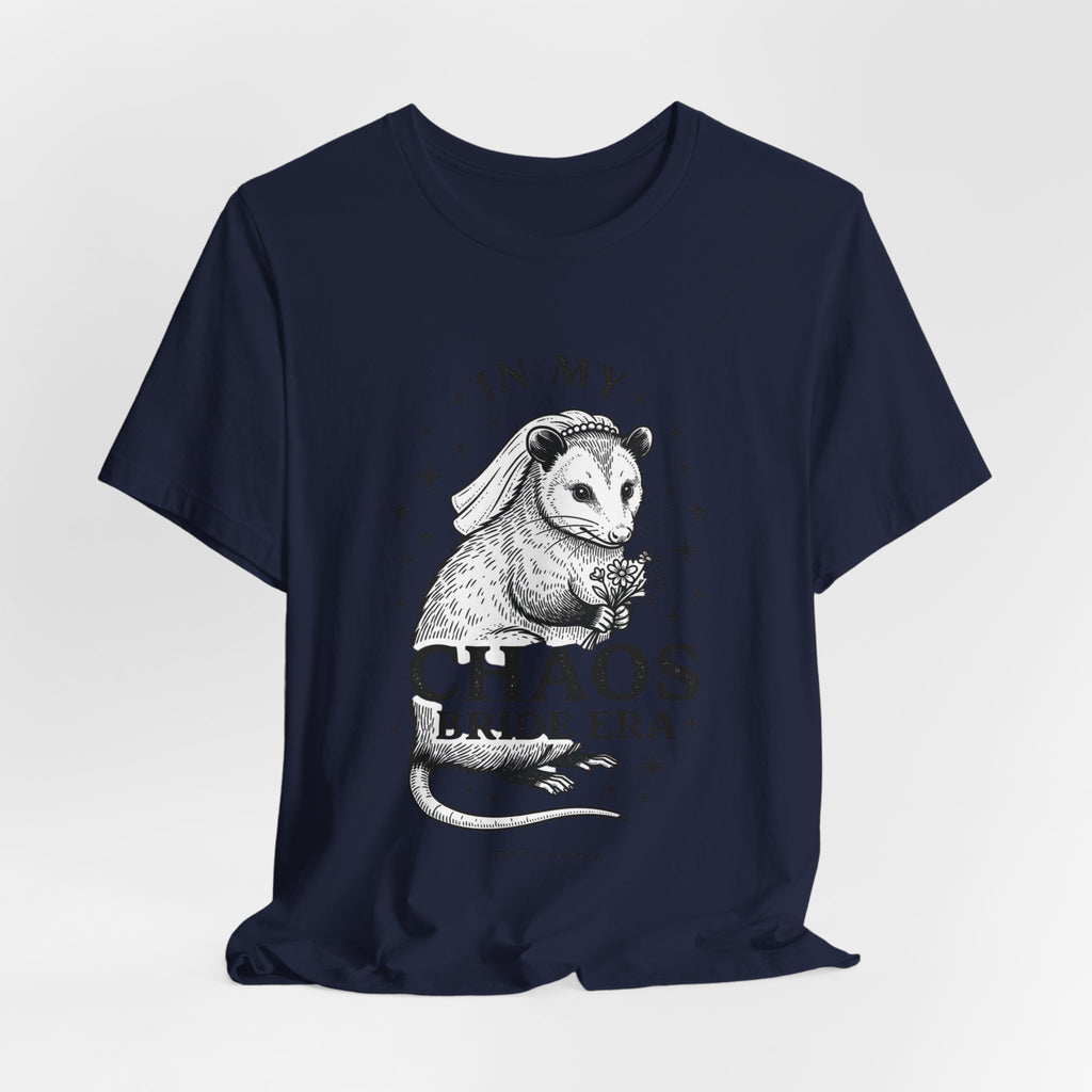 In My Chaos Bride Era Tee | Engaged Bride Slogan, Vintage Script