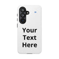 Personalized Tough Phone Case — Custom Text Protective iPhone Case