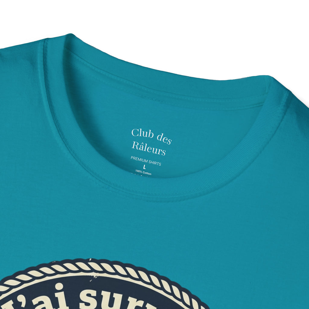 J'ai survécu au RER B T-Shirt — Paris Commuter Vintage Train Tee
