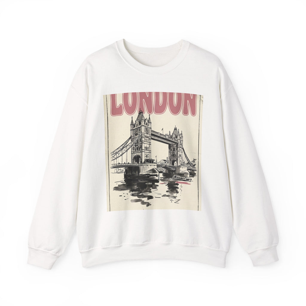 London Editorial Graphic Sweatshirt | Fashion-World Parisian Office Glam
