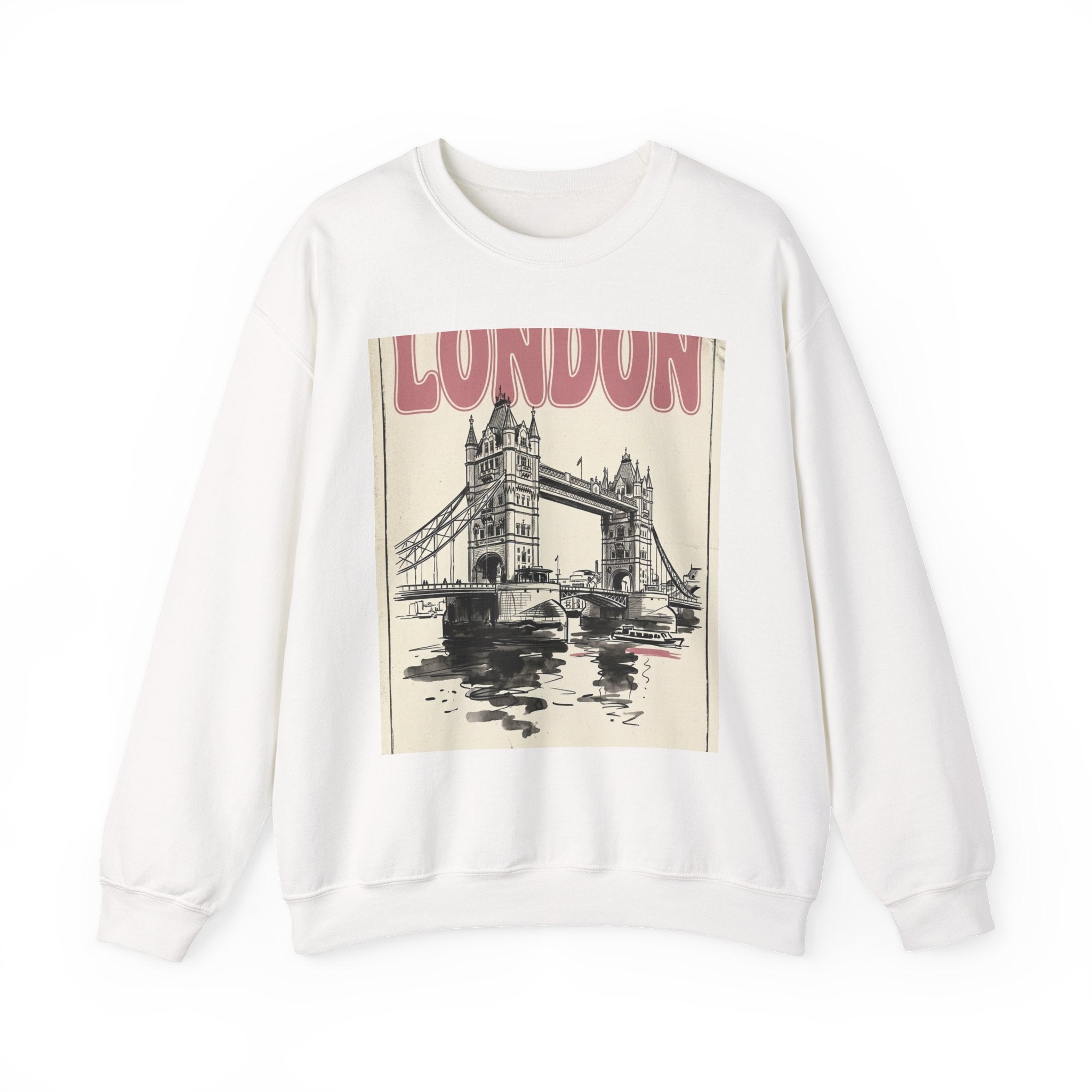 London Editorial Graphic Sweatshirt | Fashion-World Parisian Office Glam
