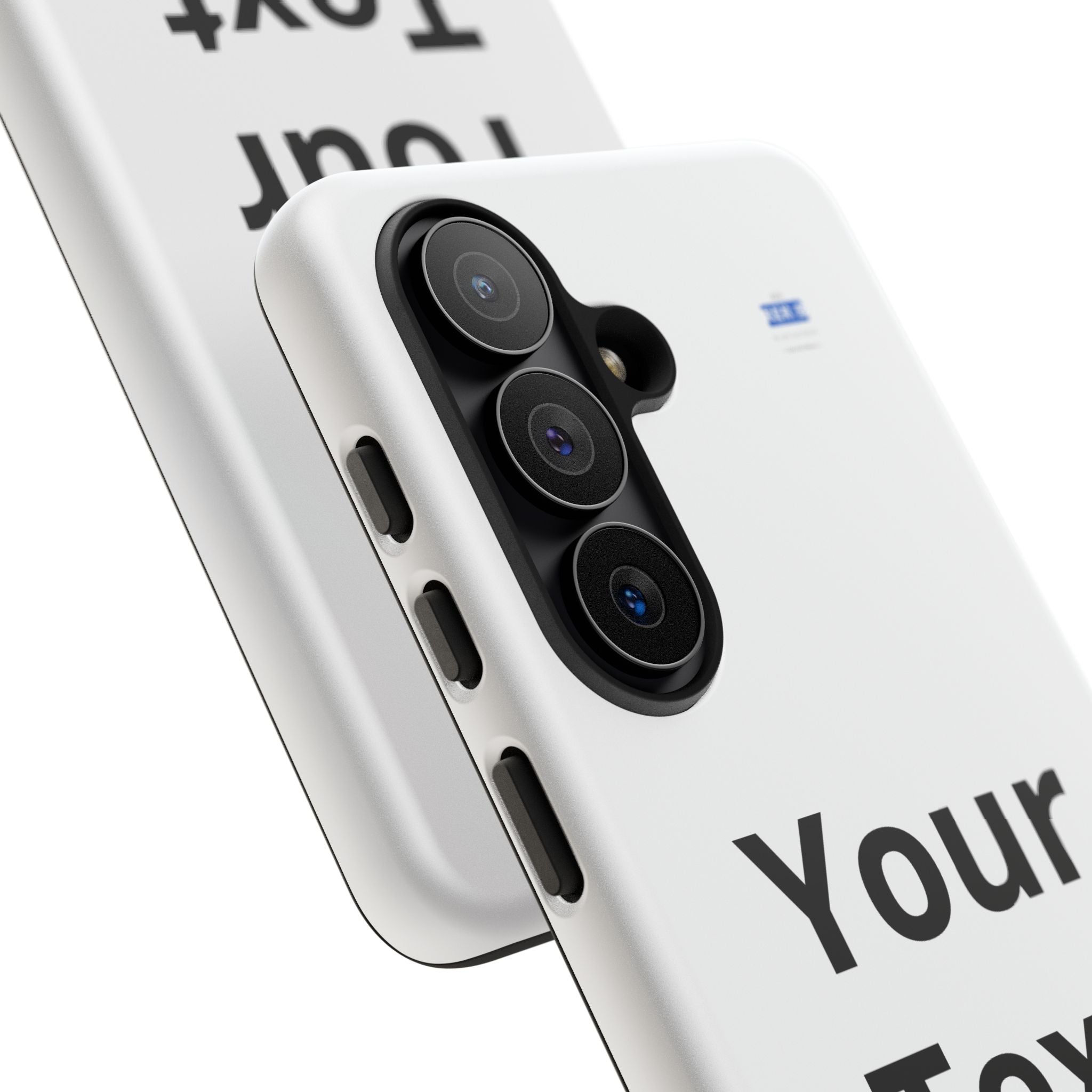 Personalized Tough Phone Case — Custom Text Protective iPhone Case