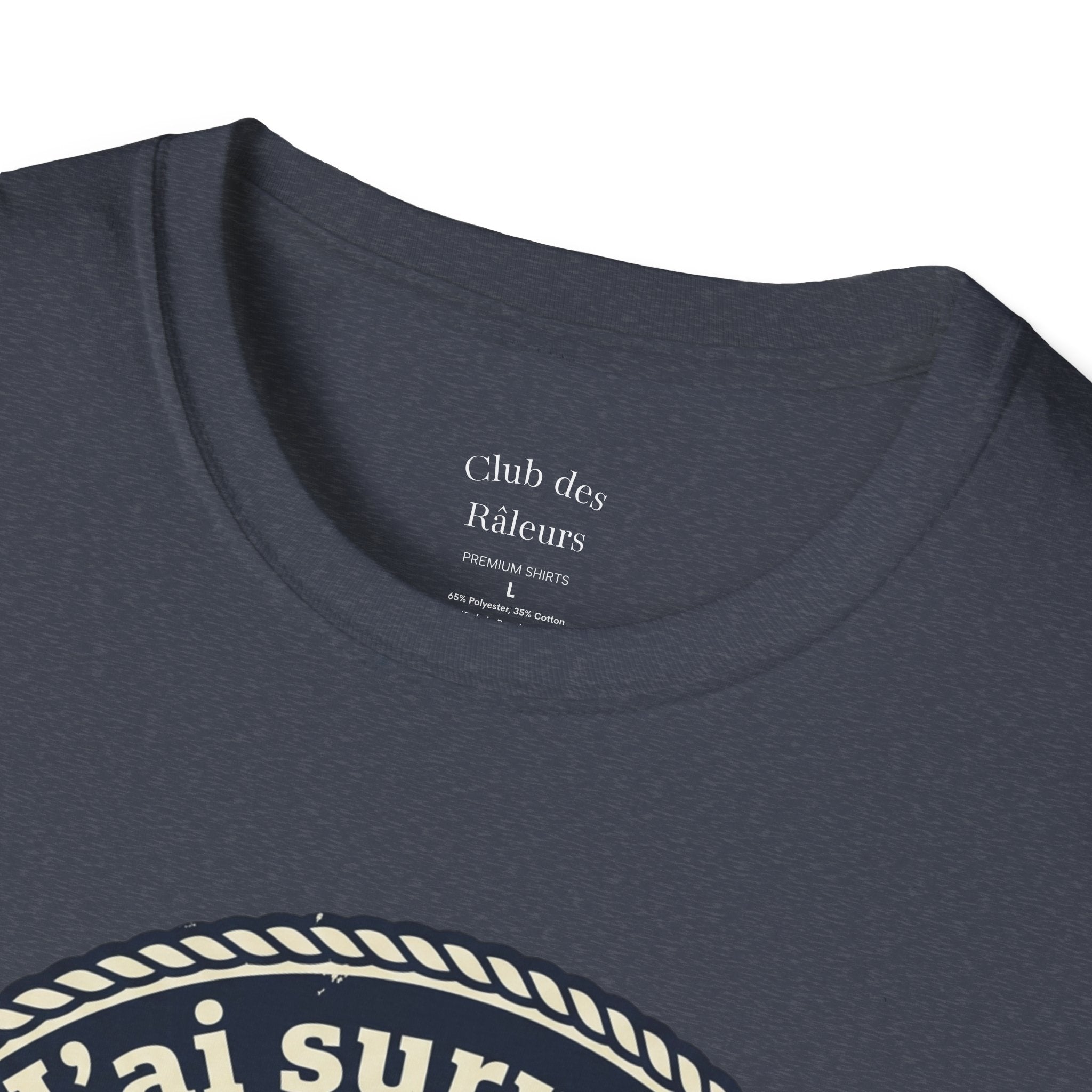 J'ai survécu au RER B T-Shirt — Paris Commuter Vintage Train Tee