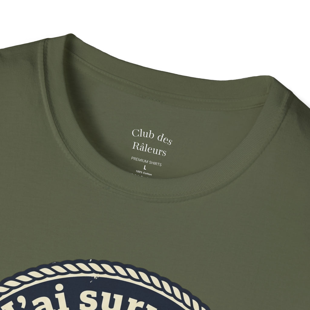 J'ai survécu au RER B T-Shirt — Paris Commuter Vintage Train Tee