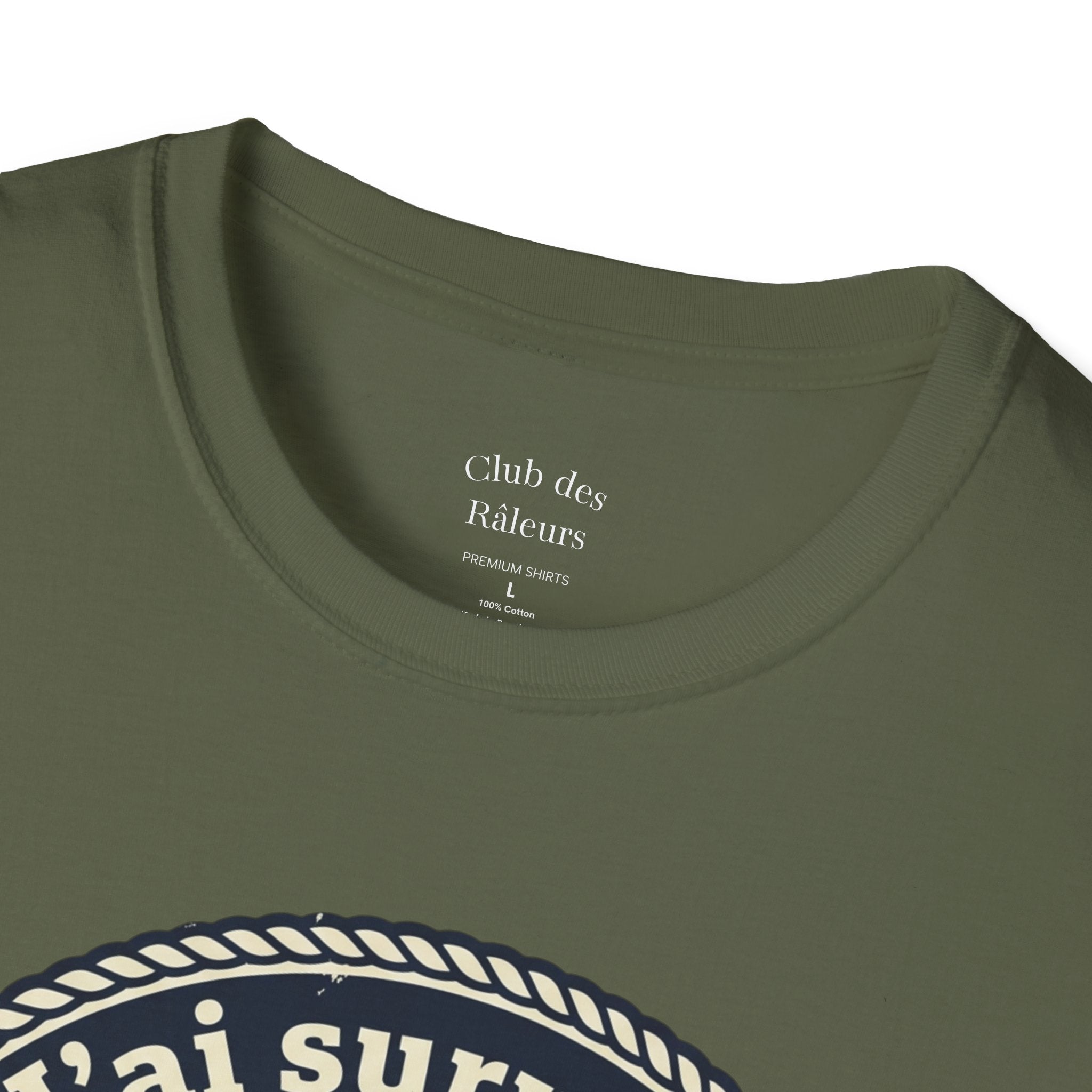 J'ai survécu au RER B T-Shirt — Paris Commuter Vintage Train Tee