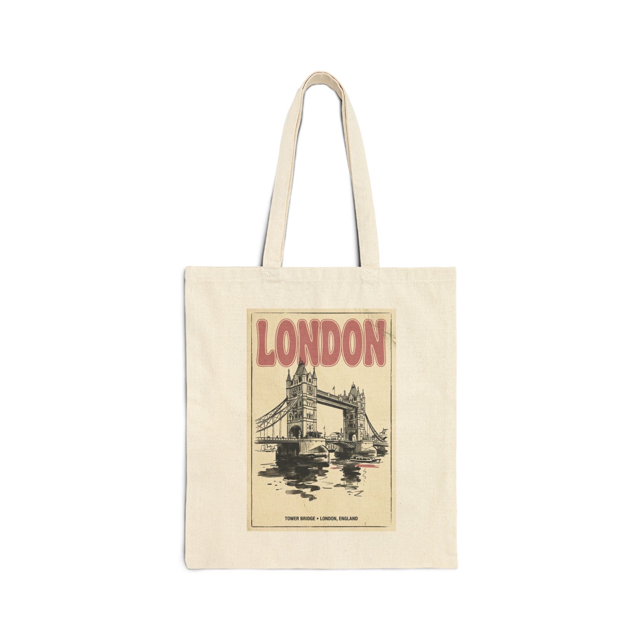 London Vintage Poster Tote | Fashion-Editorial, Parisian Office Glam