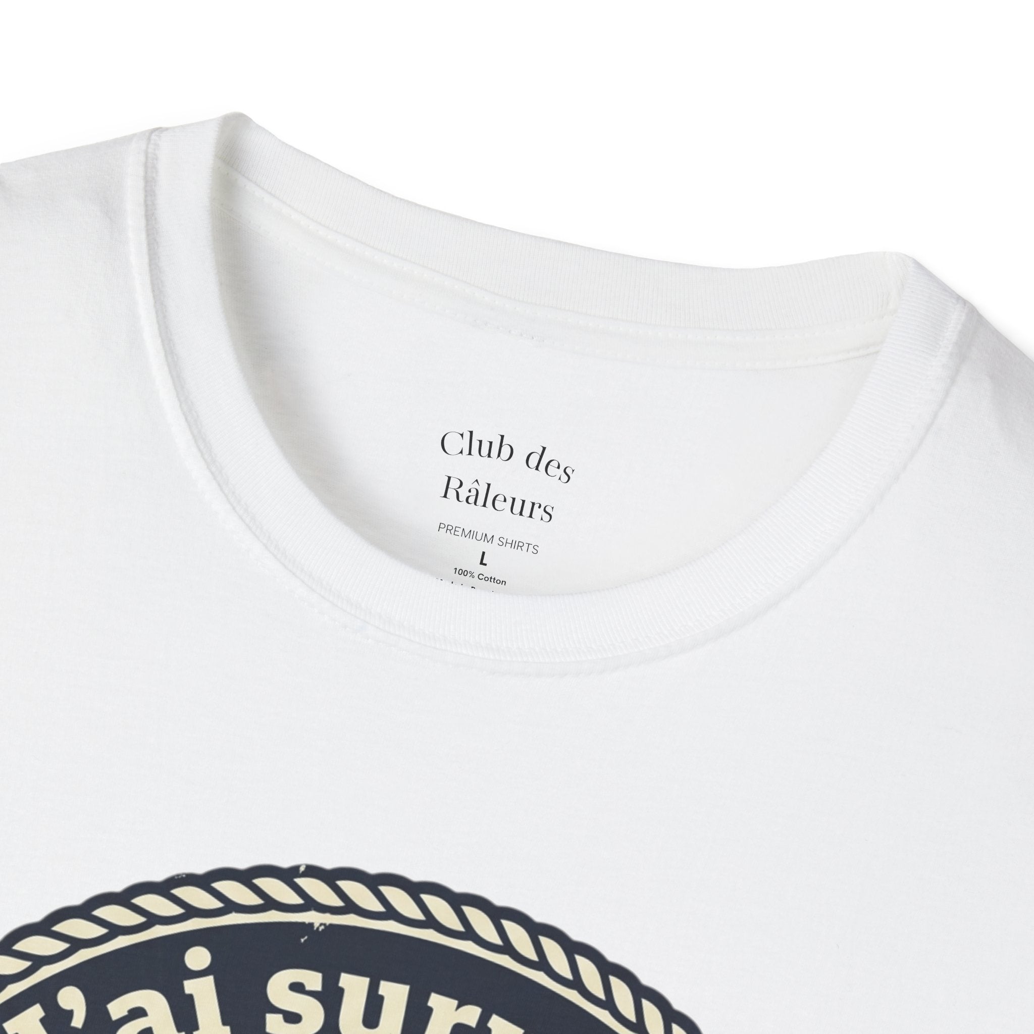 J'ai survécu au RER B T-Shirt — Paris Commuter Vintage Train Tee