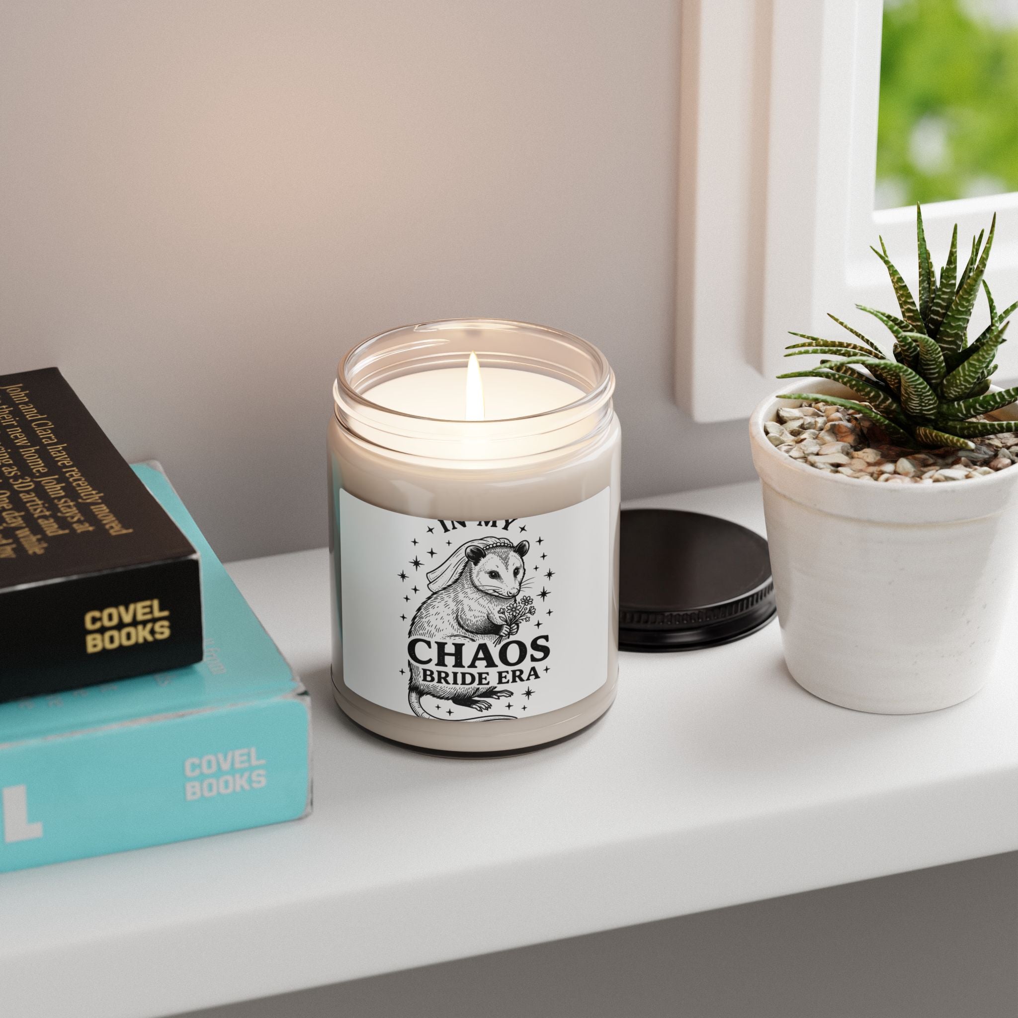 Chaos Bride Era Candle, Soy Jar | Engaged Bride Era Slogan