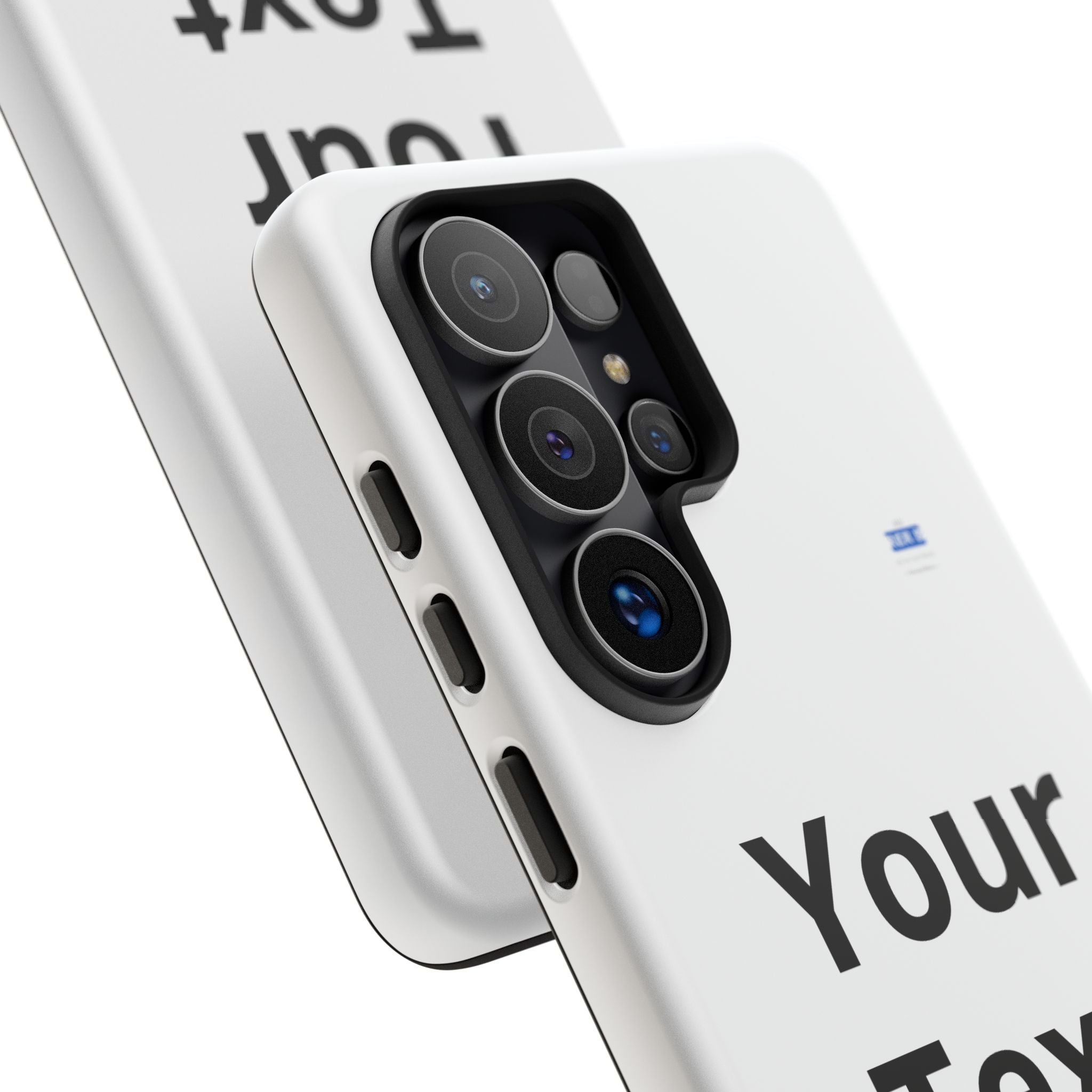 Personalized Tough Phone Case — Custom Text Protective iPhone Case