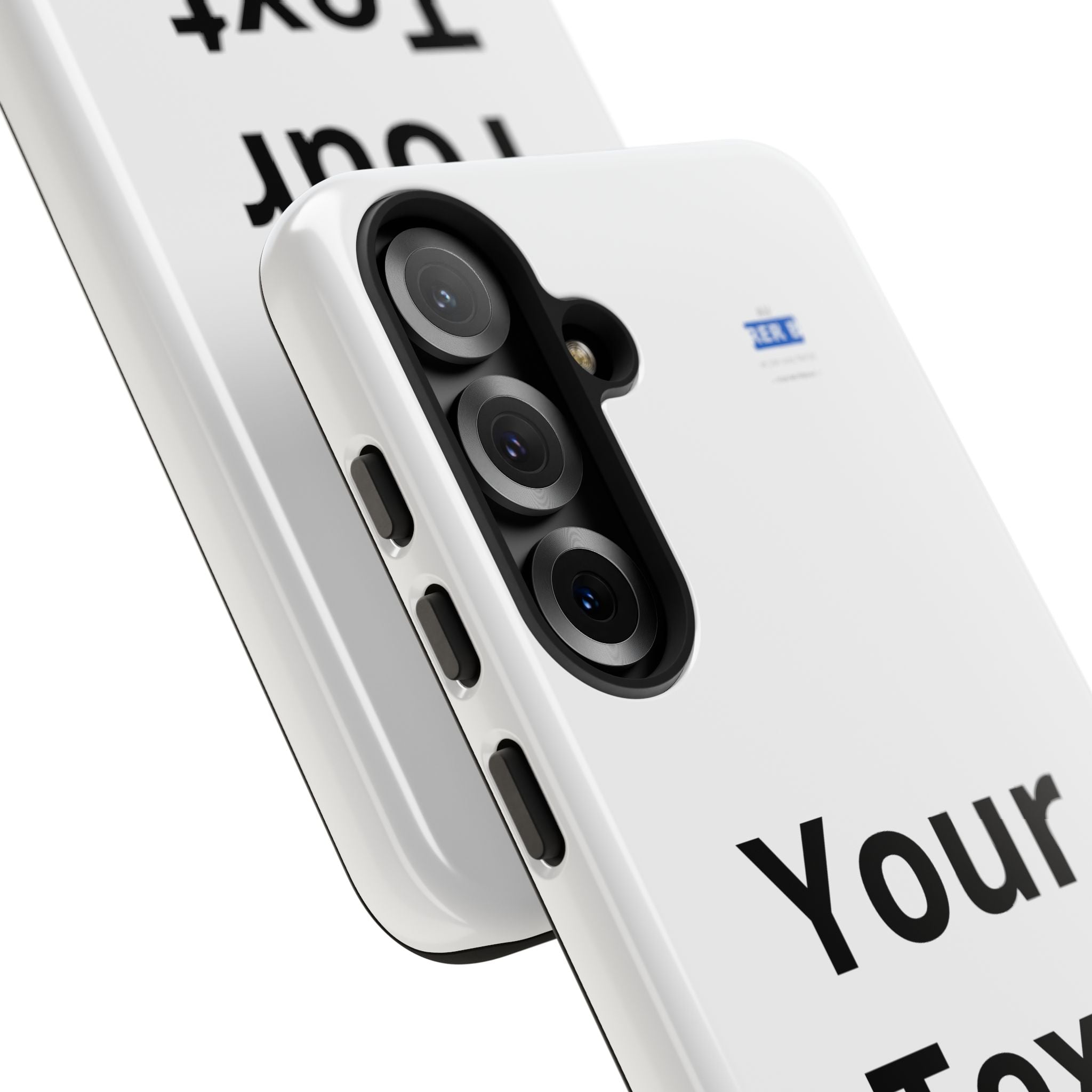 Personalized Tough Phone Case — Custom Text Protective iPhone Case