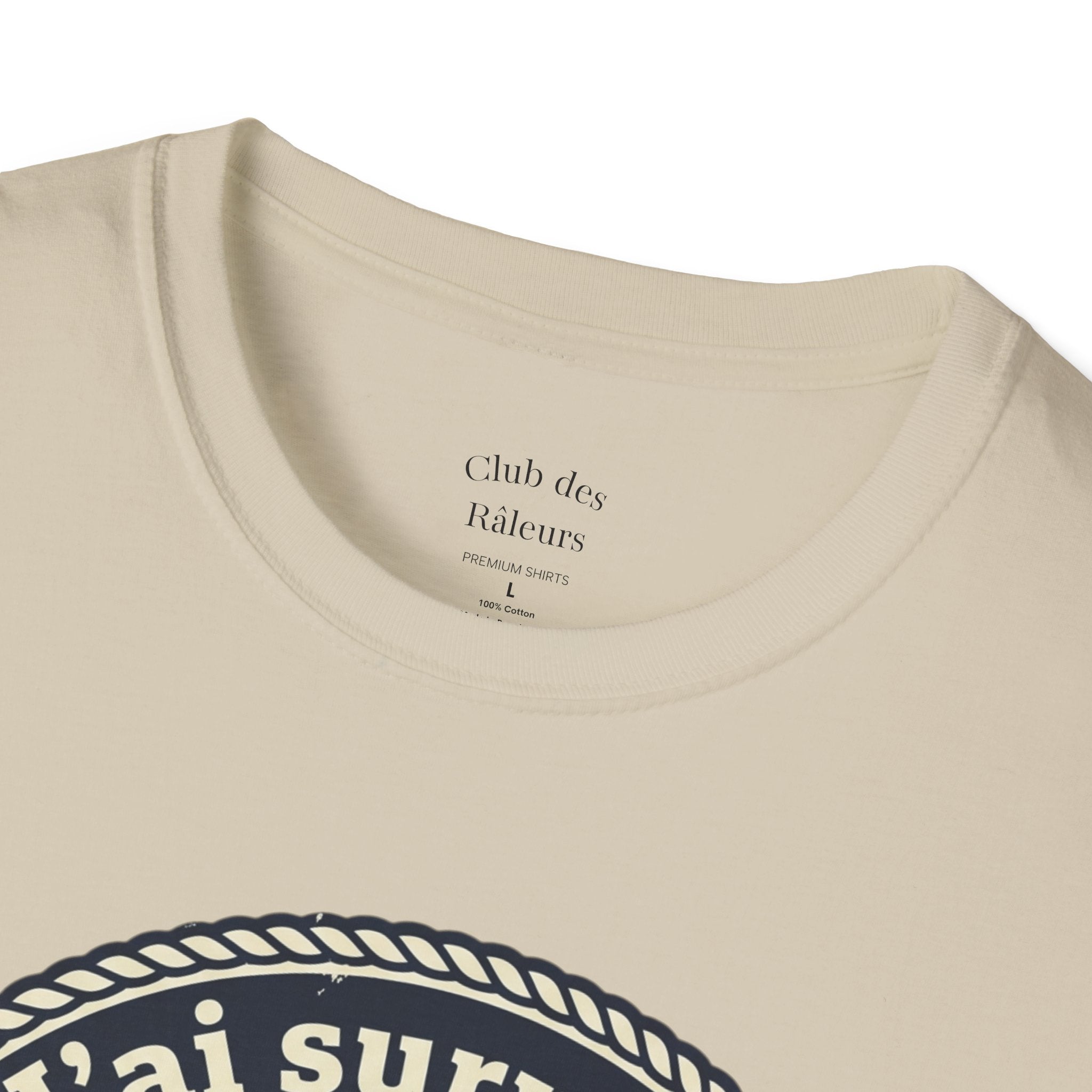 J'ai survécu au RER B T-Shirt — Paris Commuter Vintage Train Tee