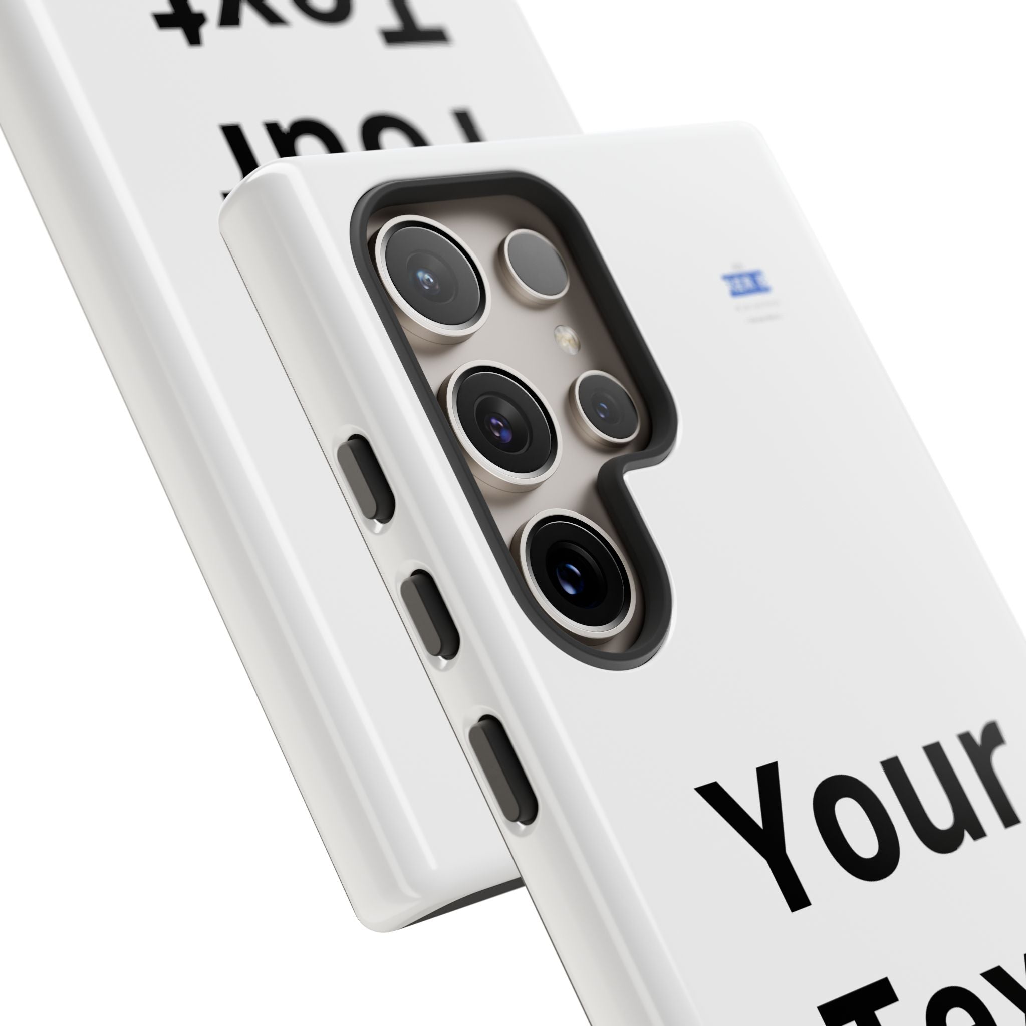Personalized Tough Phone Case — Custom Text Protective iPhone Case