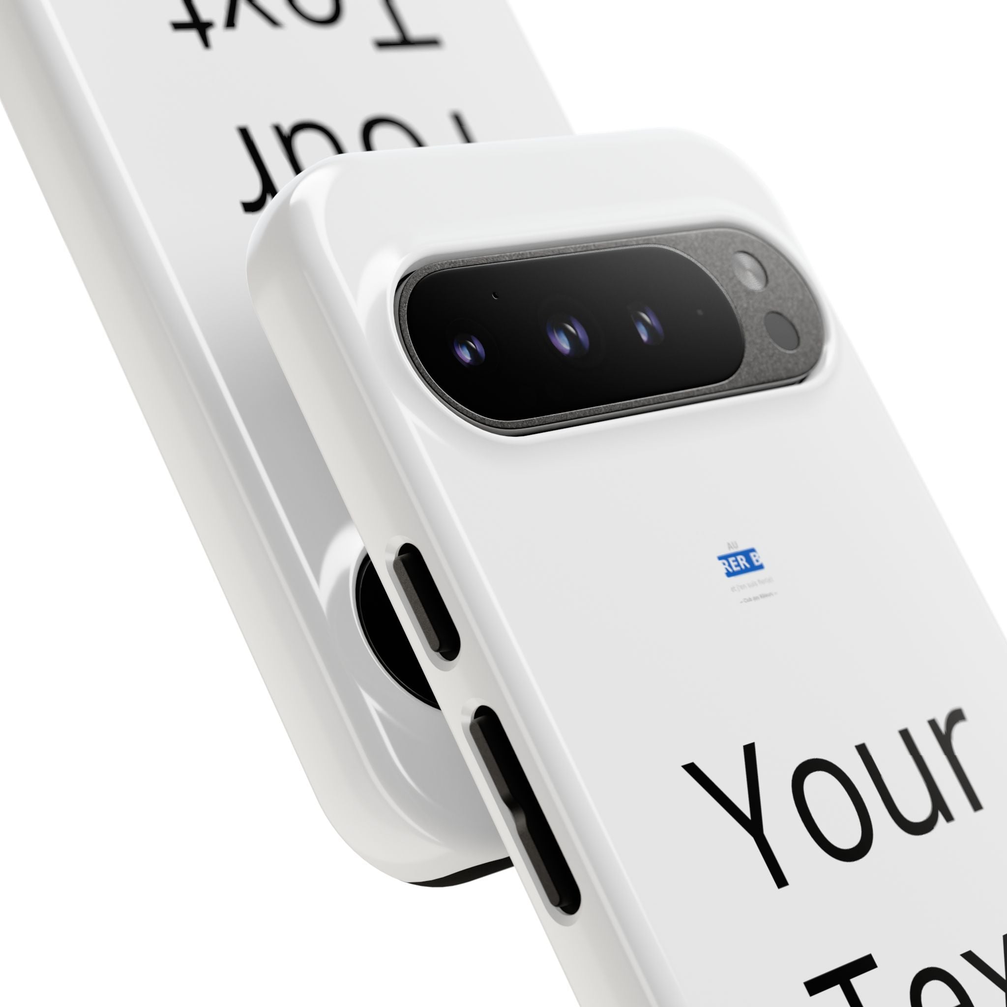 Personalized Tough Phone Case — Custom Text Protective iPhone Case