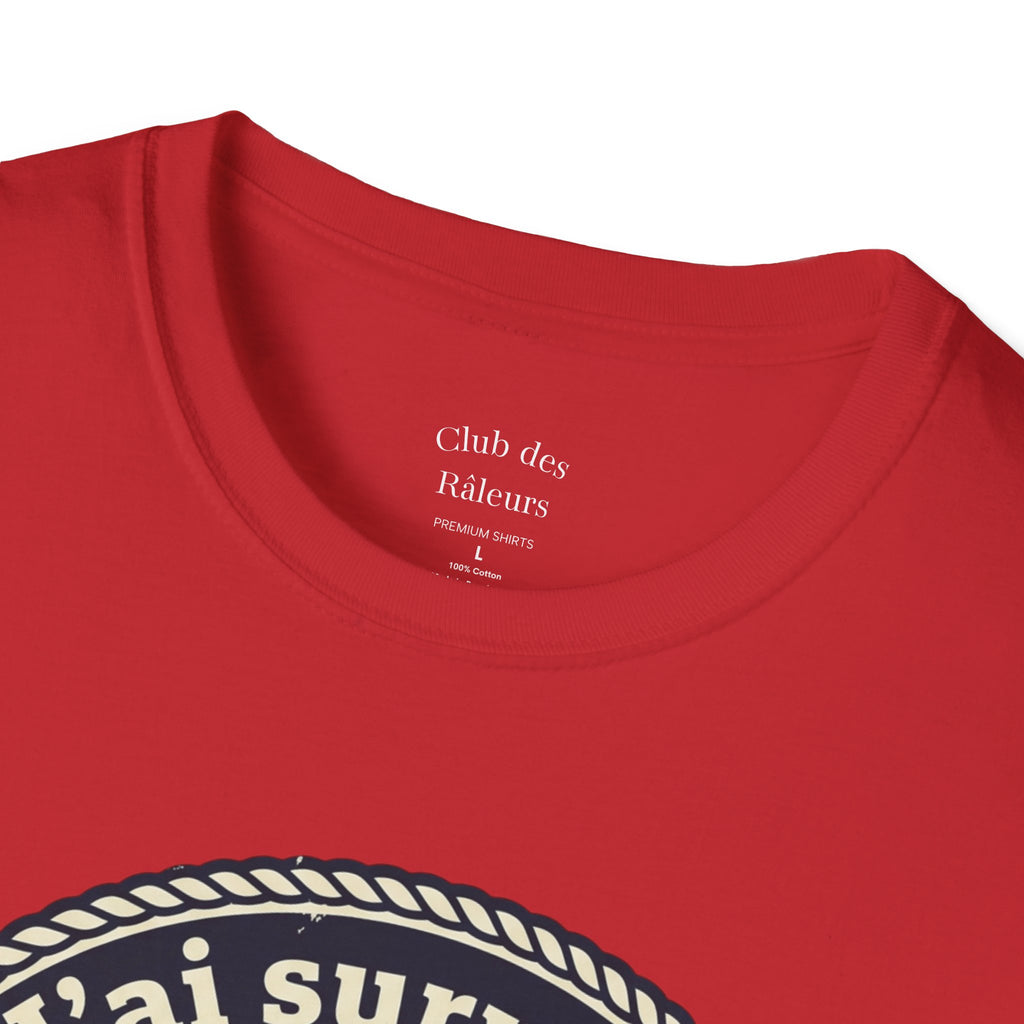 J'ai survécu au RER B T-Shirt — Paris Commuter Vintage Train Tee