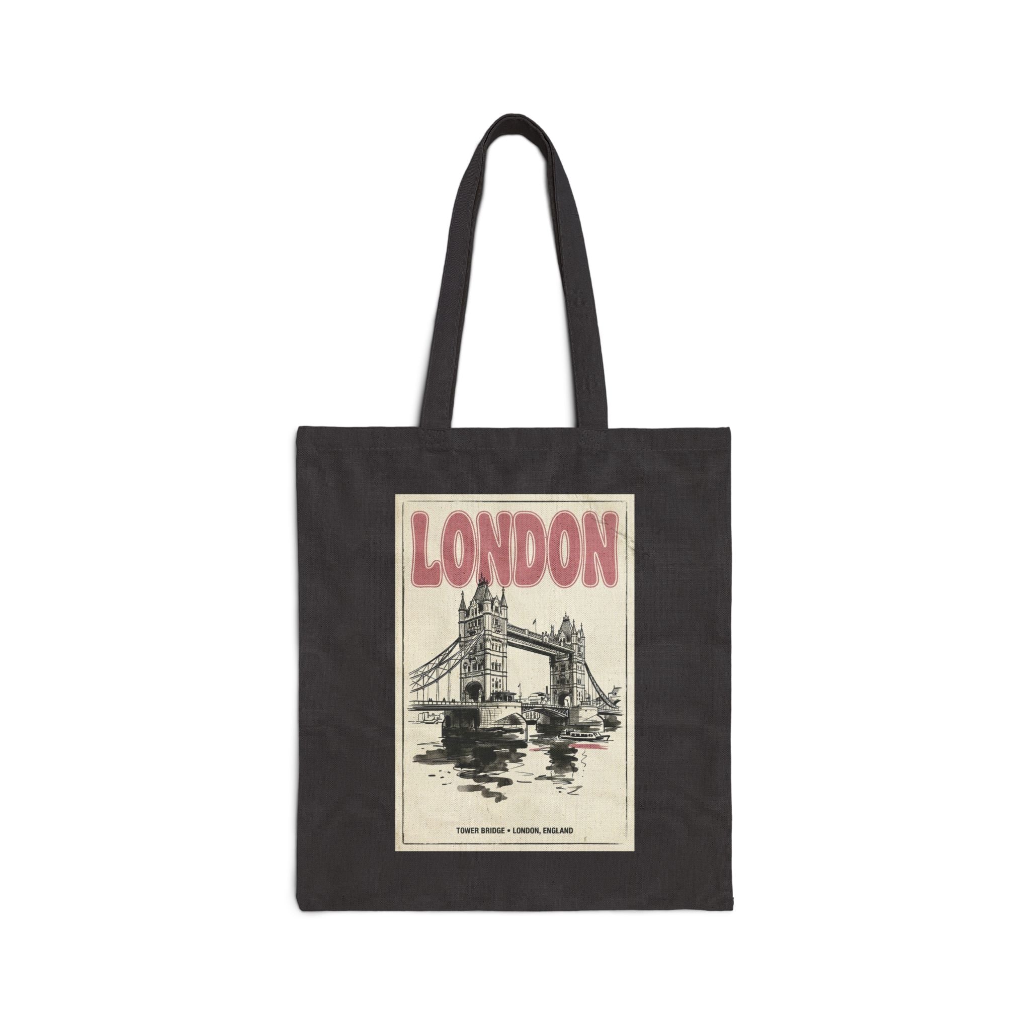 London Vintage Poster Tote | Fashion-Editorial, Parisian Office Glam
