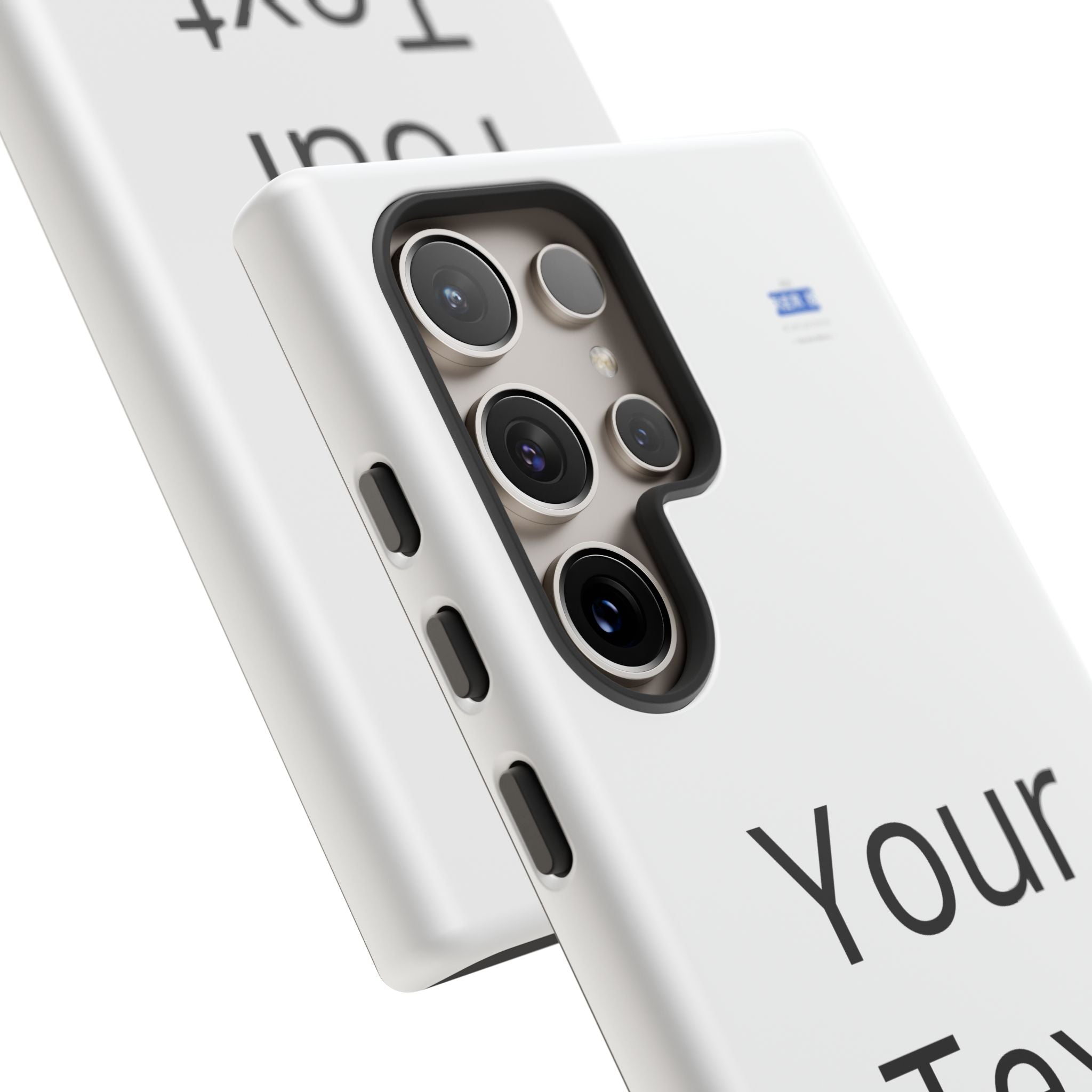 Personalized Tough Phone Case — Custom Text Protective iPhone Case