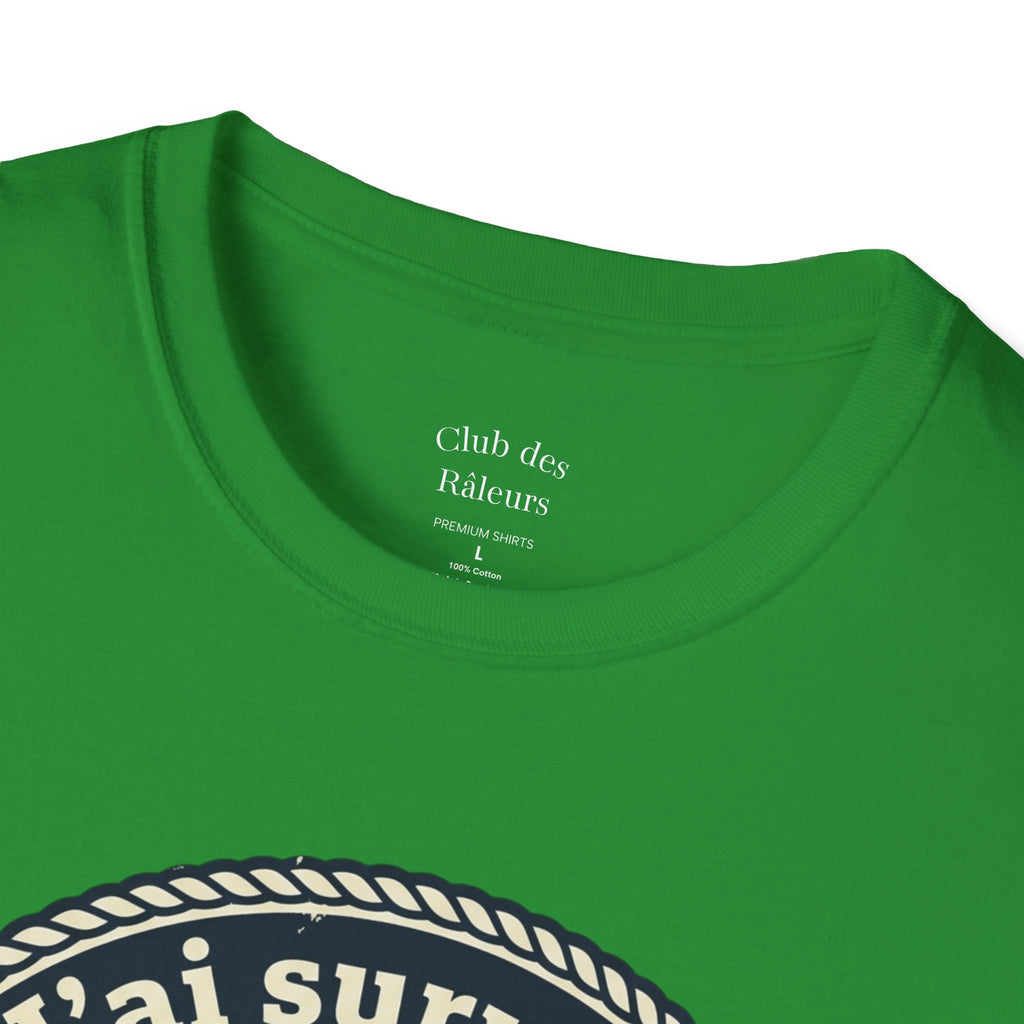 J'ai survécu au RER B T-Shirt — Paris Commuter Vintage Train Tee