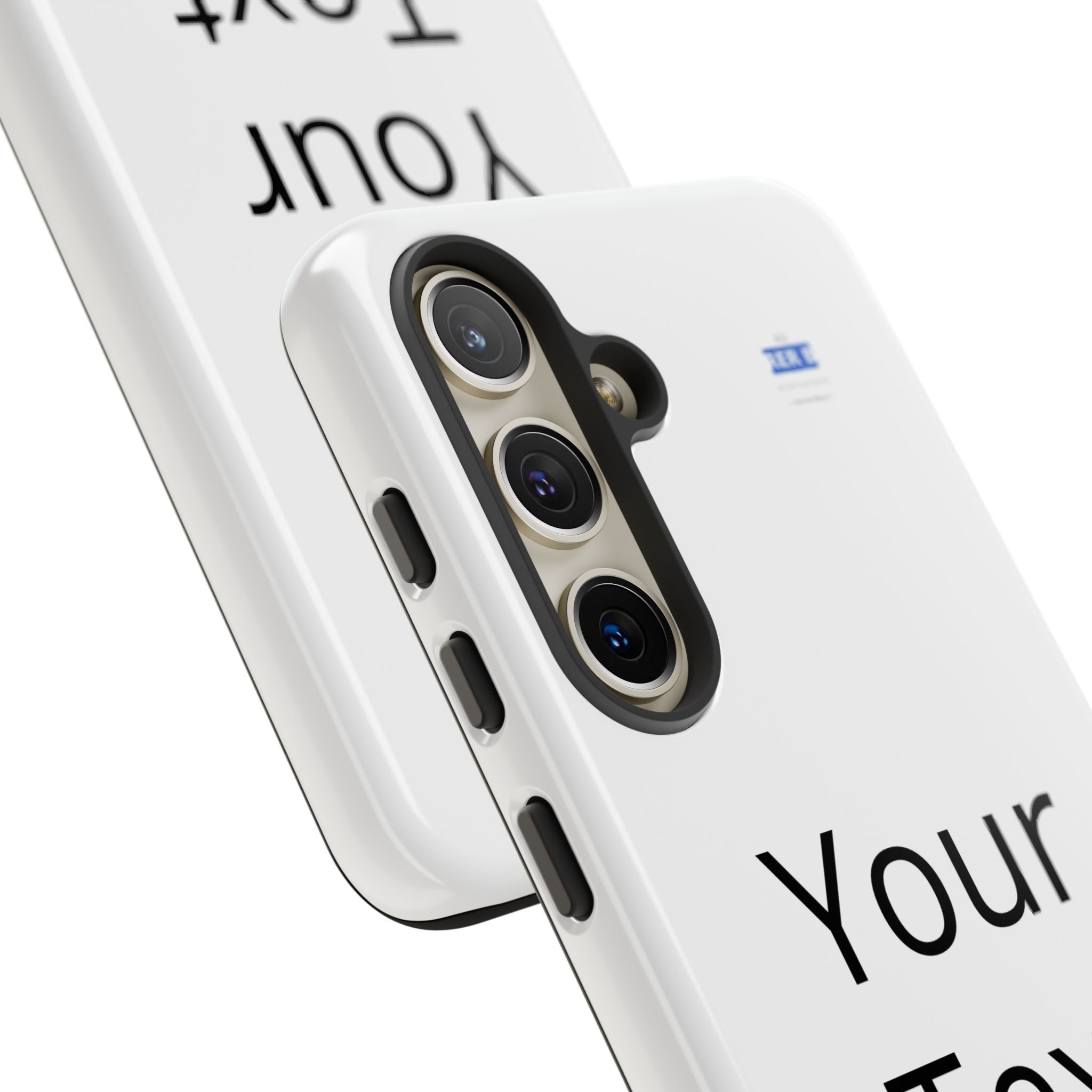 Personalized Tough Phone Case — Custom Text Protective iPhone Case