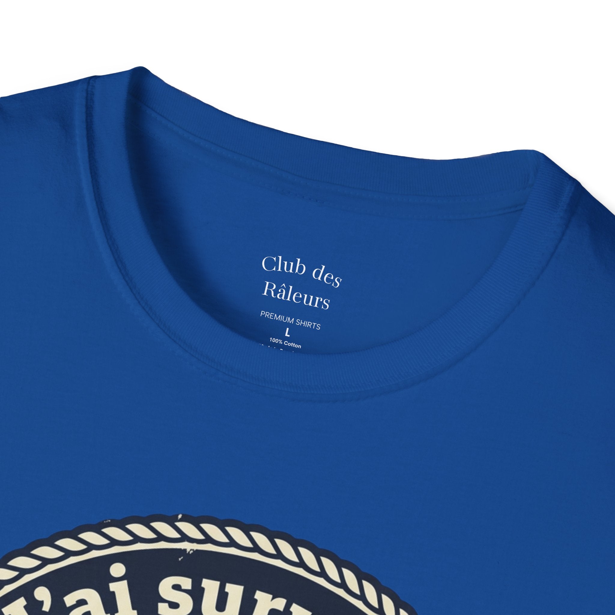 J'ai survécu au RER B T-Shirt — Paris Commuter Vintage Train Tee