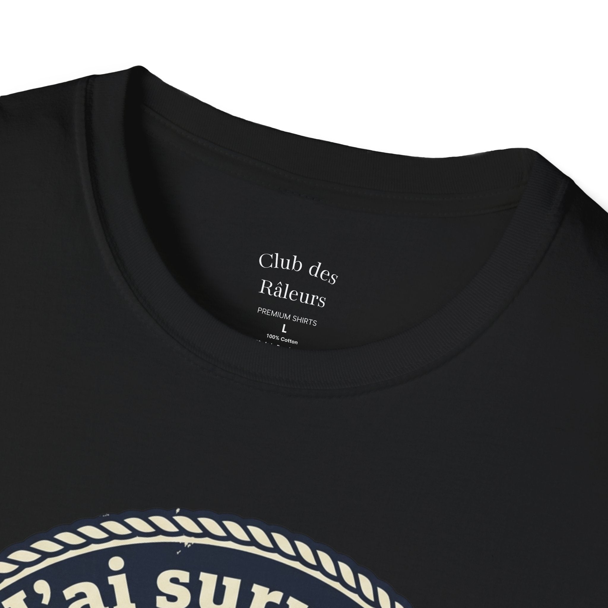 J'ai survécu au RER B T-Shirt — Paris Commuter Vintage Train Tee