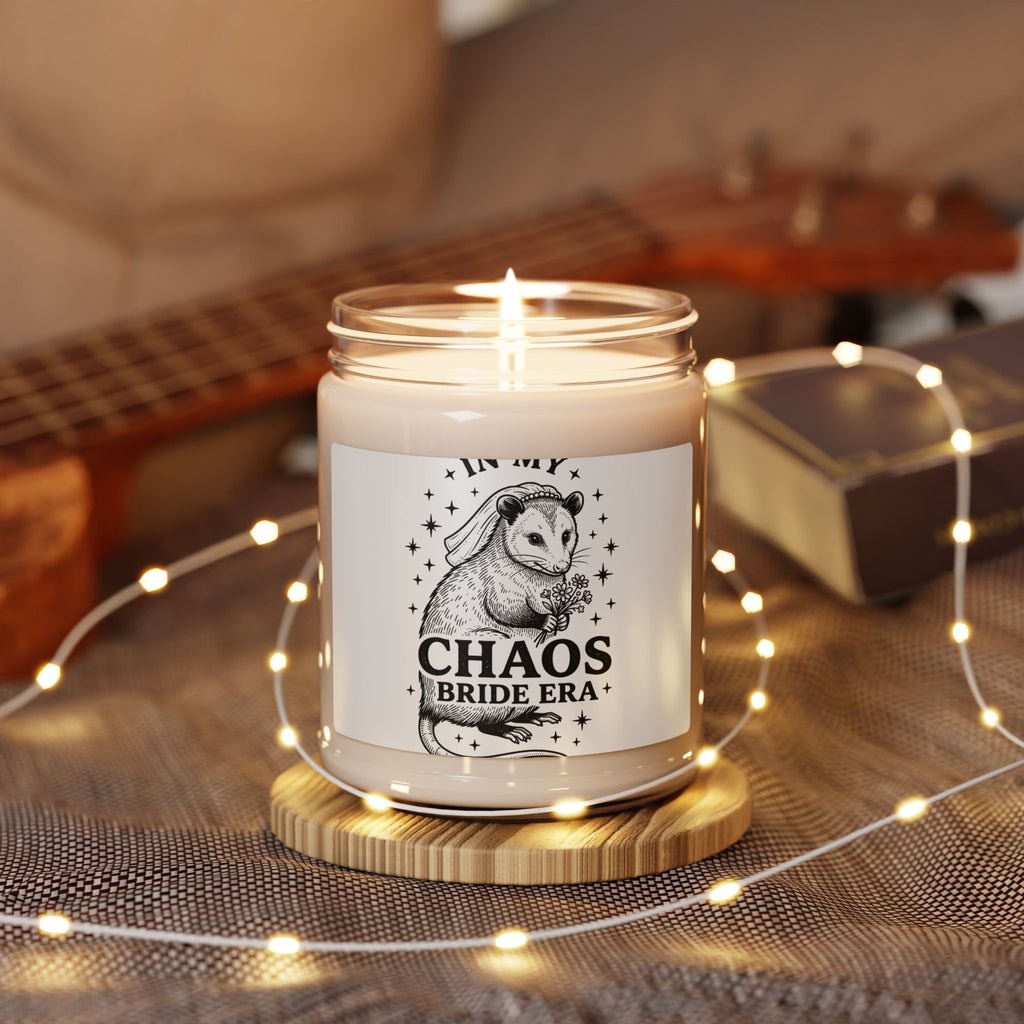 Chaos Bride Era Candle, Soy Jar | Engaged Bride Era Slogan