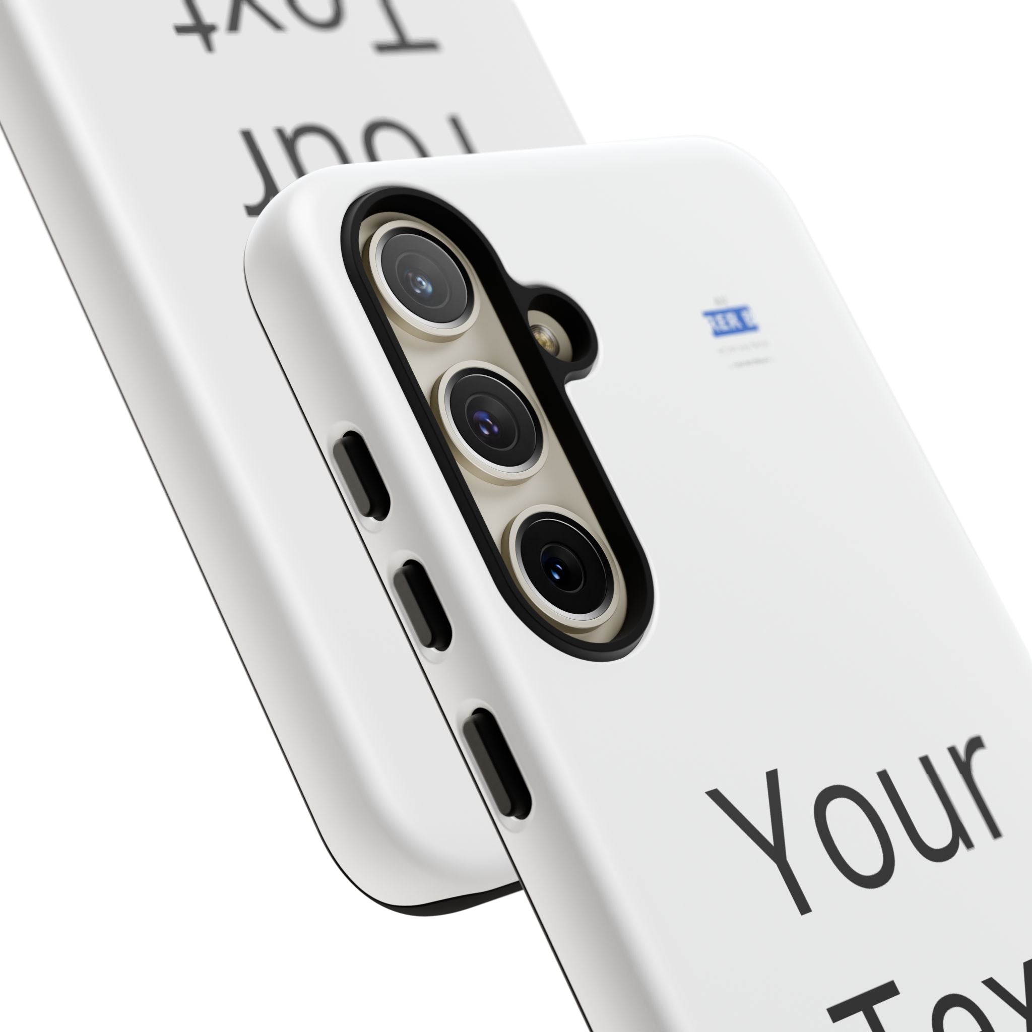 Personalized Tough Phone Case — Custom Text Protective iPhone Case