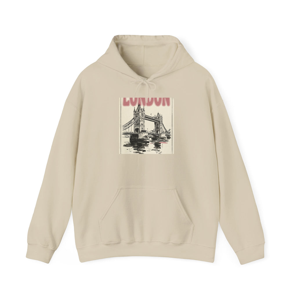 London Bridge Illustration Hoodie | Fashion-Editorial, Parisian Office Glam