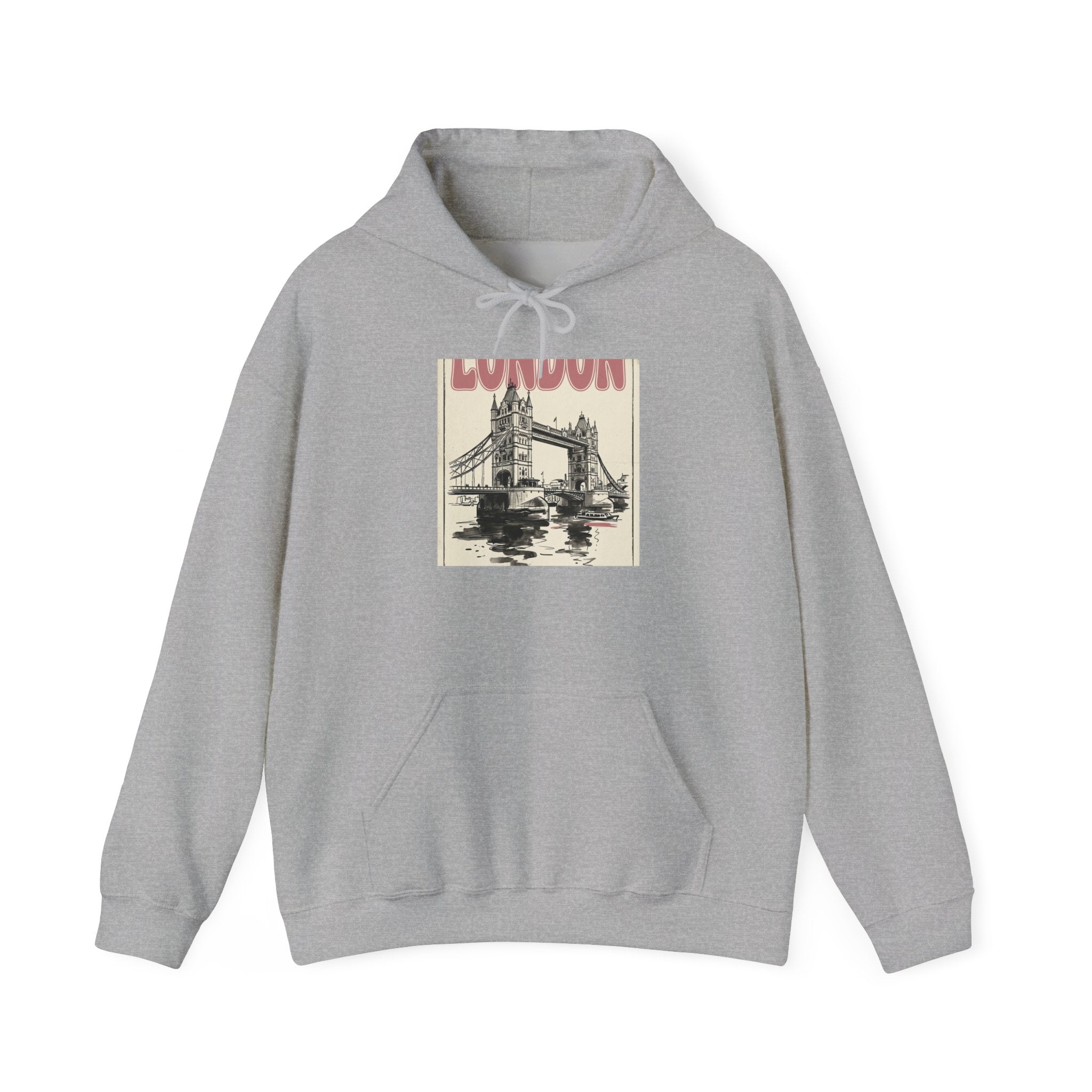London Bridge Illustration Hoodie | Fashion-Editorial, Parisian Office Glam