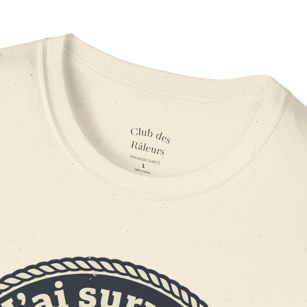 J'ai survécu au RER B T-Shirt — Paris Commuter Vintage Train Tee
