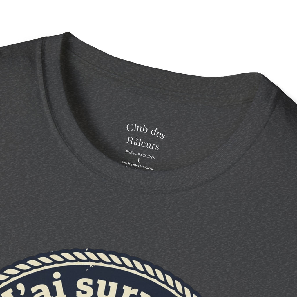 J'ai survécu au RER B T-Shirt — Paris Commuter Vintage Train Tee