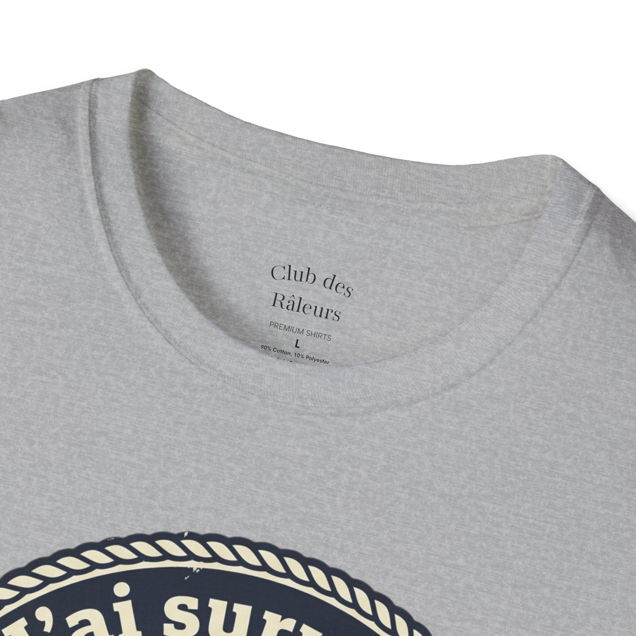 J'ai survécu au RER B T-Shirt — Paris Commuter Vintage Train Tee