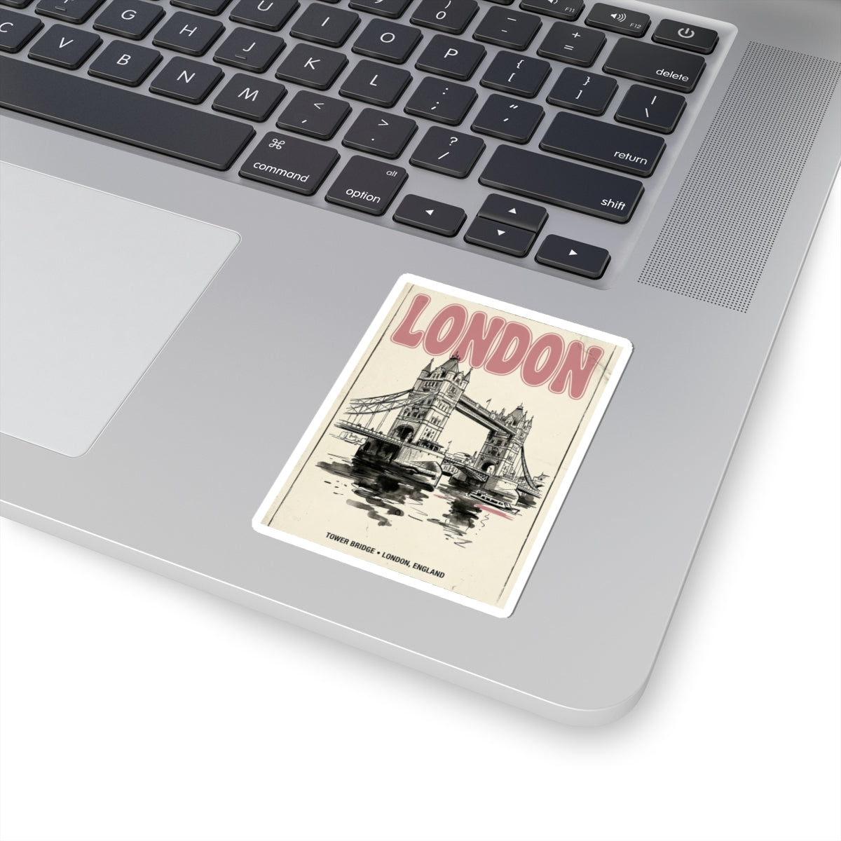 London Tower Bridge Sticker | Fashion-Editorial, Parisian City-Girl Aesthetic
